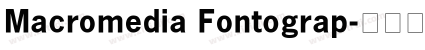 Macromedia Fontograp字体转换